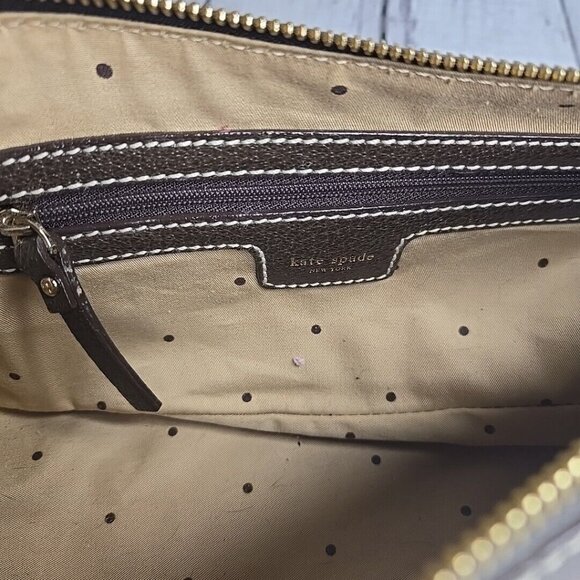 Kate Spade Brown Leather Shoulder Bag Medium - Picture 4 of 10